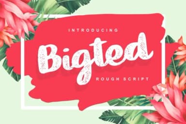 Bigted Font by Vunira — Script Handwritten Font — thumbnail 1