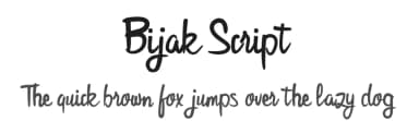 Bijak Script by Khurasan — Script Handwritten Font — thumbnail 1