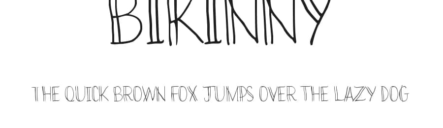 Bikinny by Poemhaiku — Script Handwritten Font
