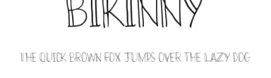 Bikinny by Poemhaiku — Script Handwritten Font — thumbnail 1