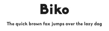 Biko by Marco Ugolini — Sans Serif Font — thumbnail 1