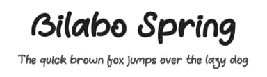 Bilabo Spring by Yoga Letter — Script Handwritten Font — thumbnail 1