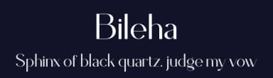 Bileha by Slide Shoot Type — Sans Serif Font — thumbnail 2
