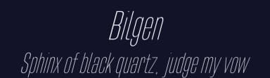 Bilgen by Bykineks — Sans Serif Font — thumbnail 2