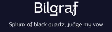Bilgraf by Patria Ari Typestudio — Sans Serif Font — thumbnail 2