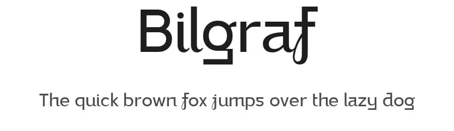 Bilgraf by Patria Ari Typestudio — Sans Serif Font
