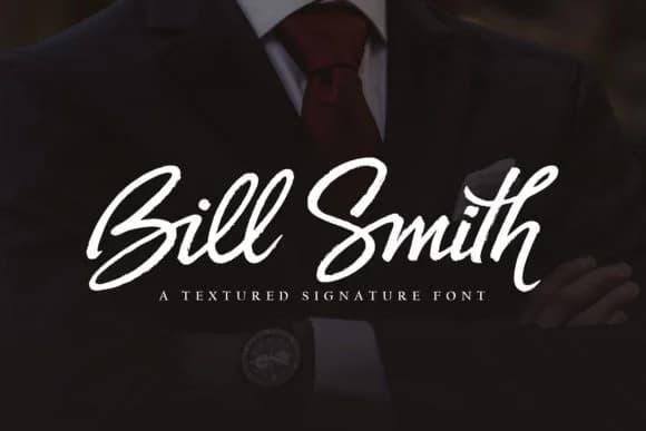 Bill Smith Font by Subectype — Script Handwritten Font — preview 1