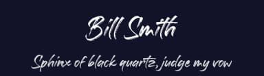 Bill Smith by Ghuroba Studio — Script Handwritten Font — thumbnail 2