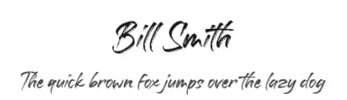 Bill Smith by Ghuroba Studio — Script Handwritten Font — thumbnail 1