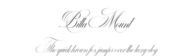 Billa Mount by Alit Design — Script Handwritten Font — thumbnail 1