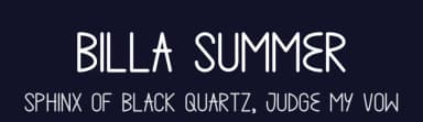 Billa Summer by Tychitype — Script Handwritten Font — thumbnail 2