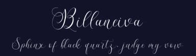 Billaneiva by Thirtypath — Script Handwritten Font — thumbnail 2