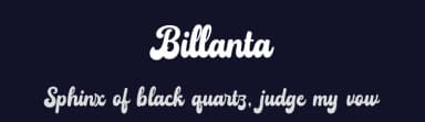 Billanta by Letterhend Studio — Script Handwritten Font — thumbnail 2