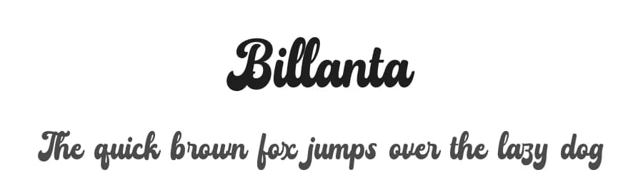 Billanta by Letterhend Studio — Script Handwritten Font