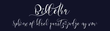 Billetha by Yoga Letter — Script Handwritten Font — thumbnail 2