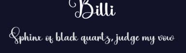Billi by Scratchones — Script Handwritten Font — thumbnail 2