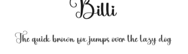 Billi by Scratchones — Script Handwritten Font — thumbnail 1