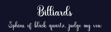 Billiards by Inermedia Studio — Script Handwritten Font — thumbnail 2
