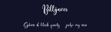 Billijanes by Maulana Creative — Script Handwritten Font — thumbnail 2