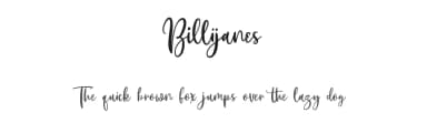 Billijanes by Maulana Creative — Script Handwritten Font — thumbnail 1