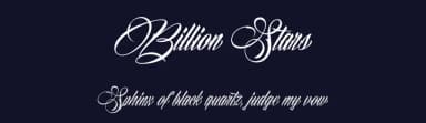 Billion Stars by Måns Grebäck — Script Handwritten Font — thumbnail 2