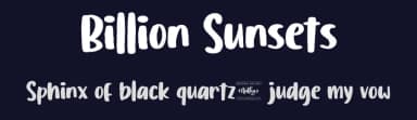 Billion Sunsets by Nathatype — Script Handwritten Font — thumbnail 2