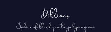 Billions by creatype designer — Script Handwritten Font — thumbnail 2