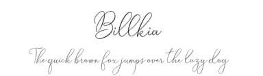 Billkia by Sungi Creative — Script Handwritten Font — thumbnail 1