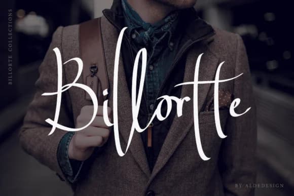 Billortte Font by aldedesign — Script Handwritten Font