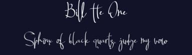 Billortte One by aldedesign — Script Handwritten Font — thumbnail 2