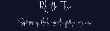 Billortte Two by aldedesign — Script Handwritten Font — thumbnail 2