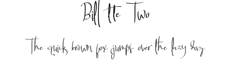 Billortte Two by aldedesign — Script Handwritten Font
