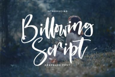 Billowing Script Font by Ian Mikraz — Script Handwritten Font — thumbnail 1