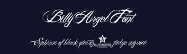 Billy Argel Font by Billy Argel Fonts ® — Script Handwritten Font — thumbnail 2