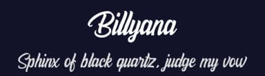Billyana by Jimtype Studio — Script Handwritten Font — thumbnail 2