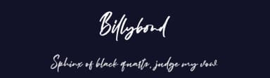Billybond by Motokiwo — Script Handwritten Font — thumbnail 2