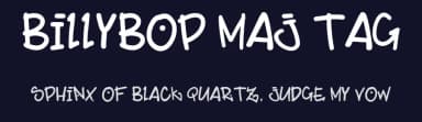 BillyBop Maj Tag by Bjl — Script Handwritten Font — thumbnail 2