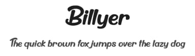 Billyer by Holydie Studio — Script Handwritten Font — thumbnail 1