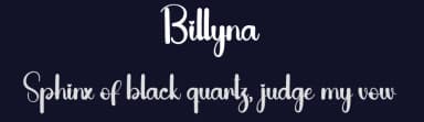 Billyna by Andi Moz — Script Handwritten Font — thumbnail 2