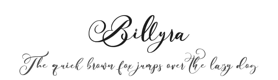 Billyra by Noftanti Studio — Script Handwritten Font