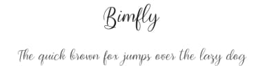 Bimfly by pointlab studio — Script Handwritten Font — thumbnail 1