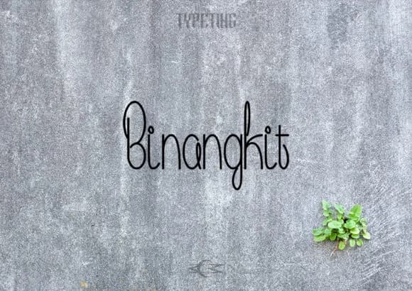 Binangkit Font by Typeting Studio — Script Handwritten Font