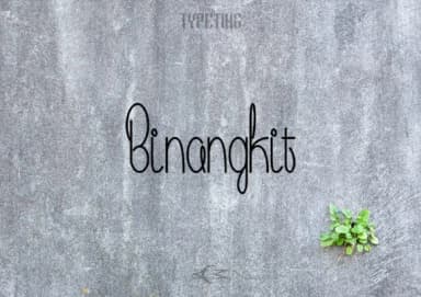 Binangkit Font by Typeting Studio — Script Handwritten Font — thumbnail 1