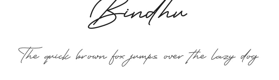 Bindhu by Inermedia Studio — Script Handwritten Font