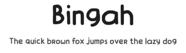 Bingah by Starin Sani — Script Handwritten Font — thumbnail 1
