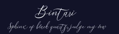 Bintari by Kong Font — Script Handwritten Font — thumbnail 2