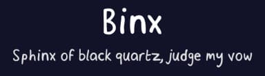 Binx by Luke Ferrand — Script Handwritten Font — thumbnail 2