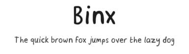 Binx by Luke Ferrand — Script Handwritten Font — thumbnail 1