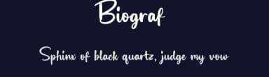 Biograf by Balpirick Studio — Script Handwritten Font — thumbnail 2