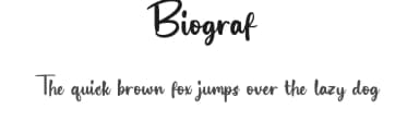 Biograf by Balpirick Studio — Script Handwritten Font — thumbnail 1